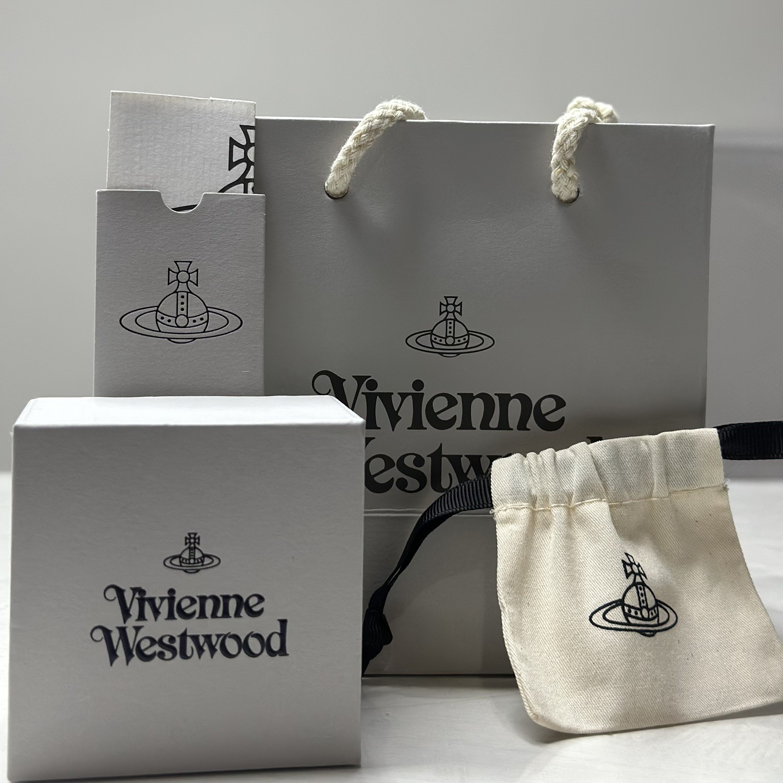 [Box+Pounch] Vivienne Westwood Silver plated 4.5cm Bright red GIANT orb necklace