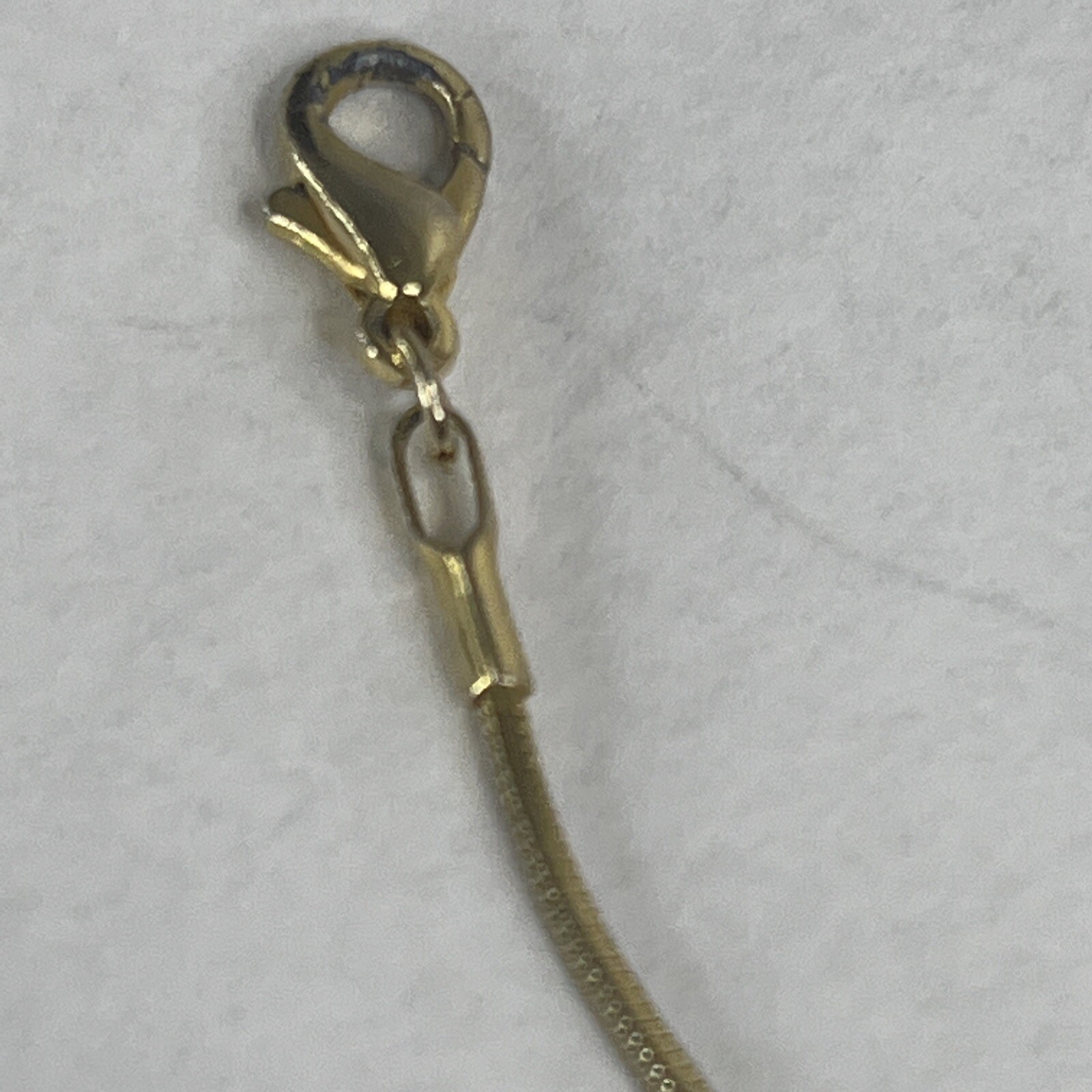 Cobra Cable Chain Gold Tone no Mark 16″