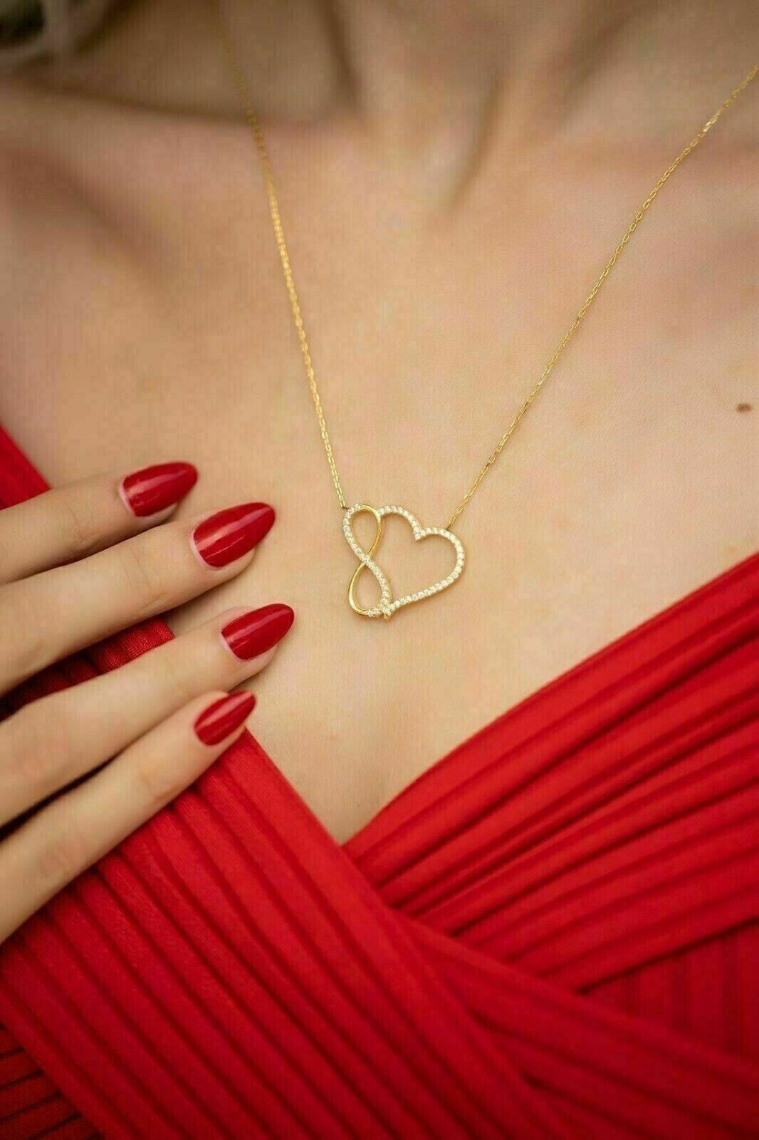 2.00 Ct Round Cut Lab Created Diamond Heart Shape Pendant 14k Yellow Gold Finish