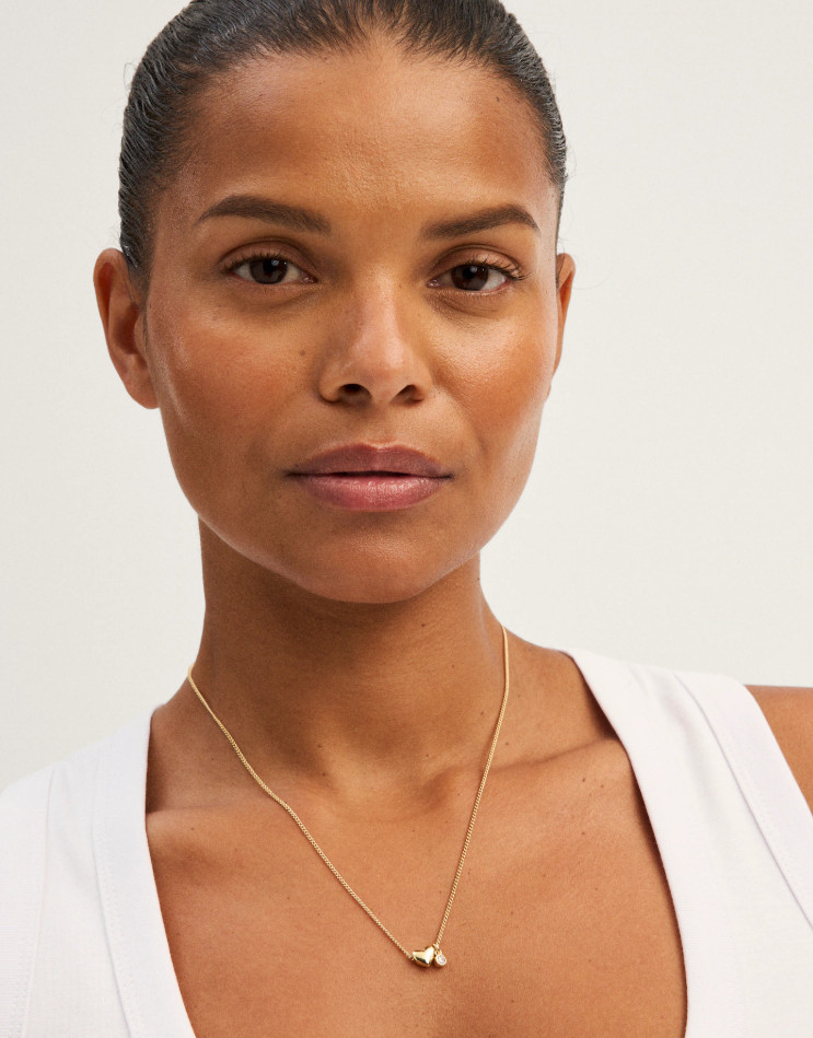 Madewell Heart Curb Chain Necklace NEW