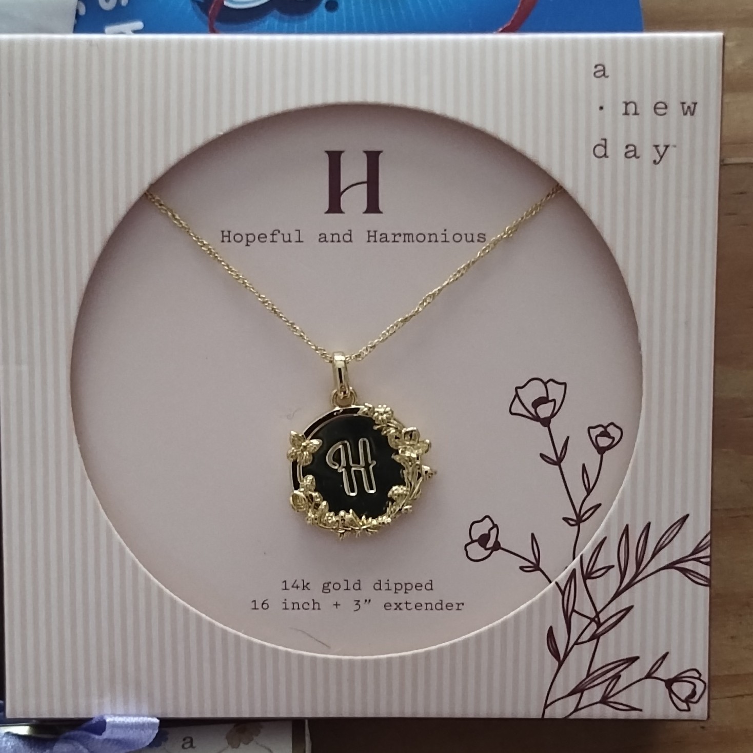 A New Day 14k Gold Dipped Initial Pendant & Heart Charm Necklaces(4) Total NEW!