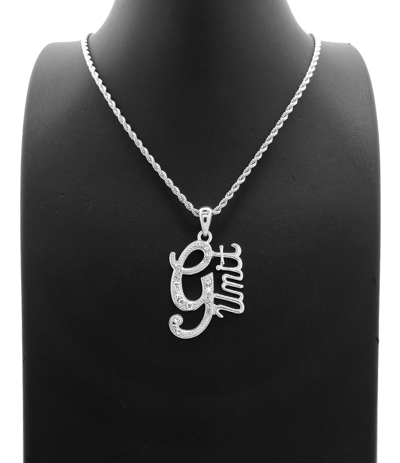 New G-Unit Pendant & 24″ Box/Cuban/Rope Chain Hip Hop Necklace XSP762