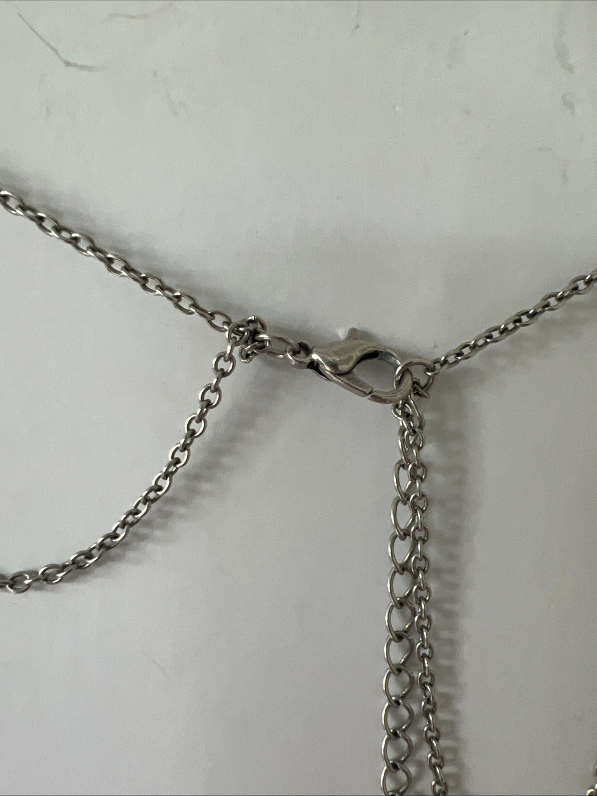 Women Long Retro Bohemian Ethnic Silver Diamond Shape Chip Metal Chain Dress