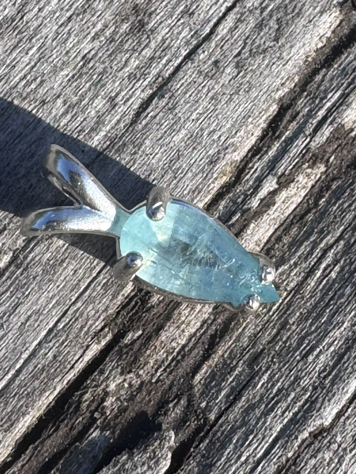 💎Natural Grandidierite pear pendant – GIA Certified 0.79 Carat