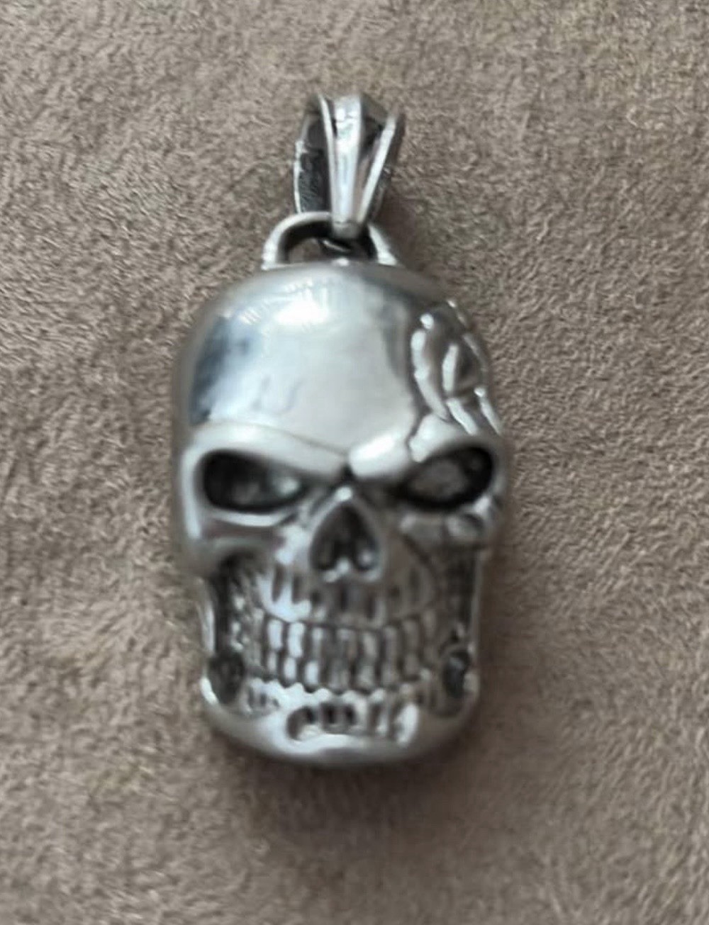 Skull Pendant Stainless Steel Men’s Necklace