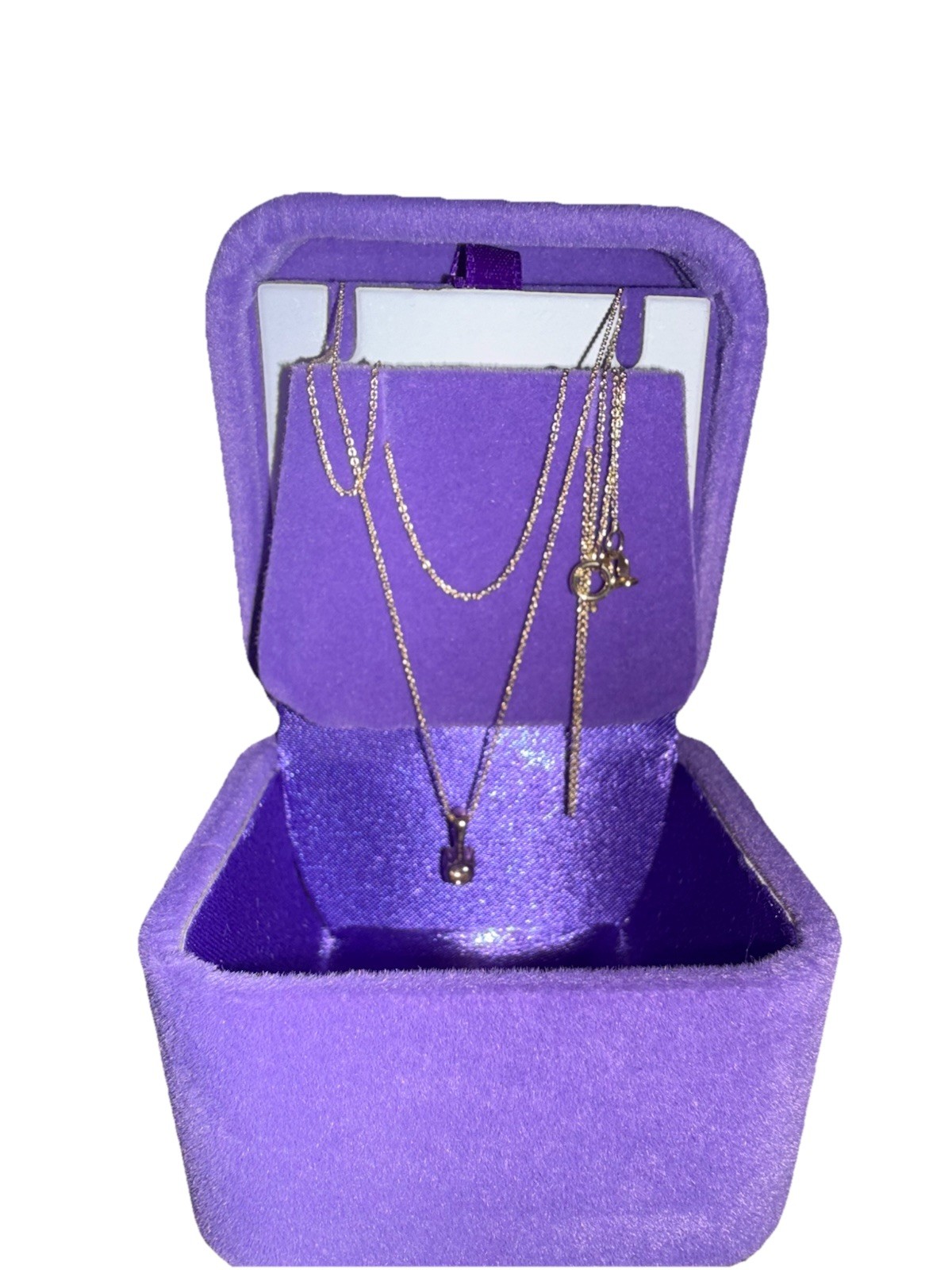 14k Yellow Gold Diamond Necklace .33ct Round Brilliant Solitaire Pendant