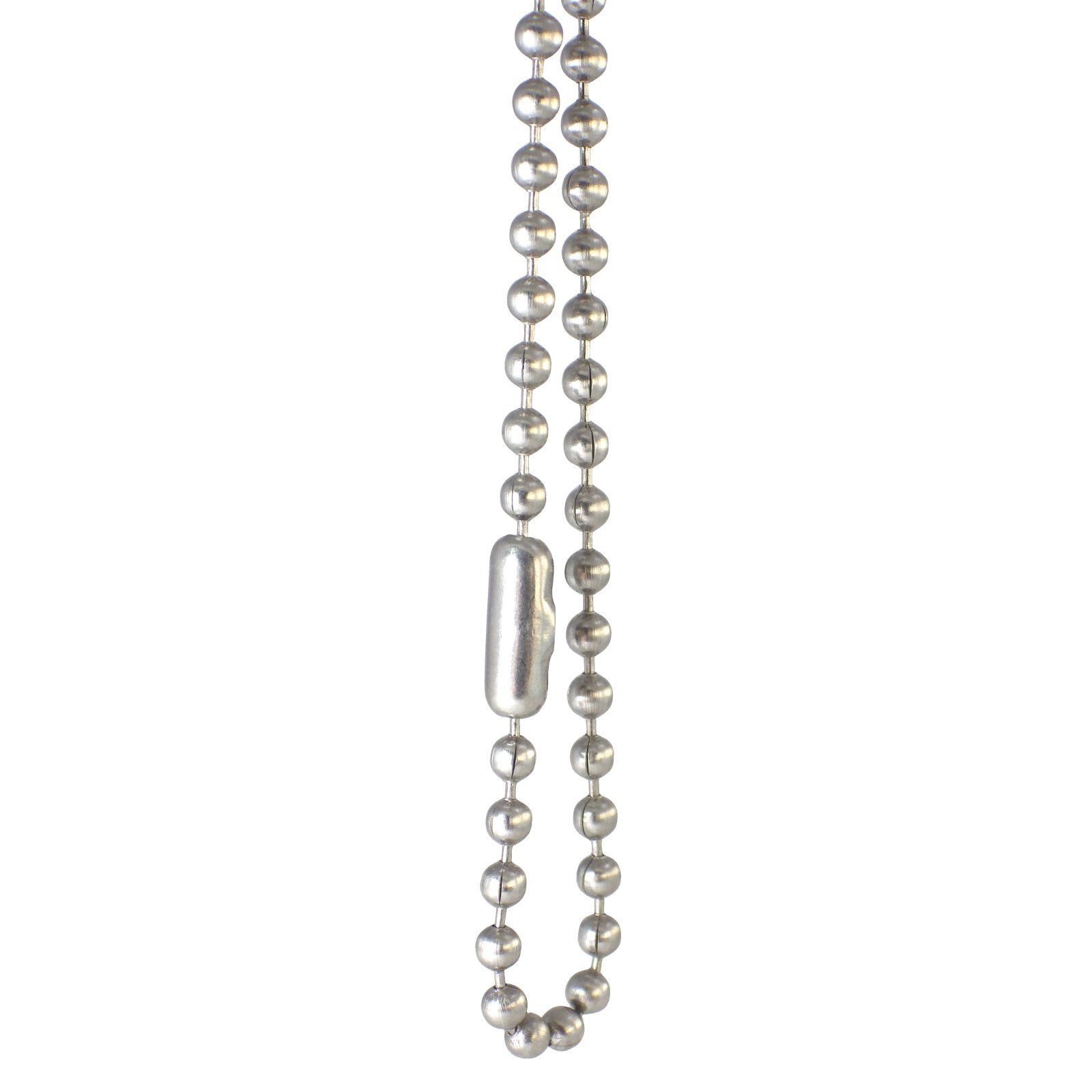 Surgical Stainless Steel Ball Chain Necklace 2.5mm 15-30 Inch length Mens Womens