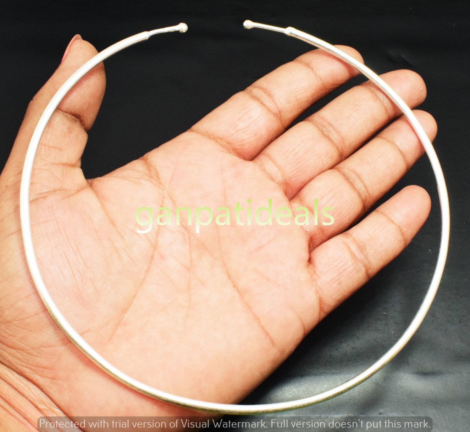 1pc Choker Collar Beautiful Flexible & Easy to Wear Necklace 925 Sterling Silver