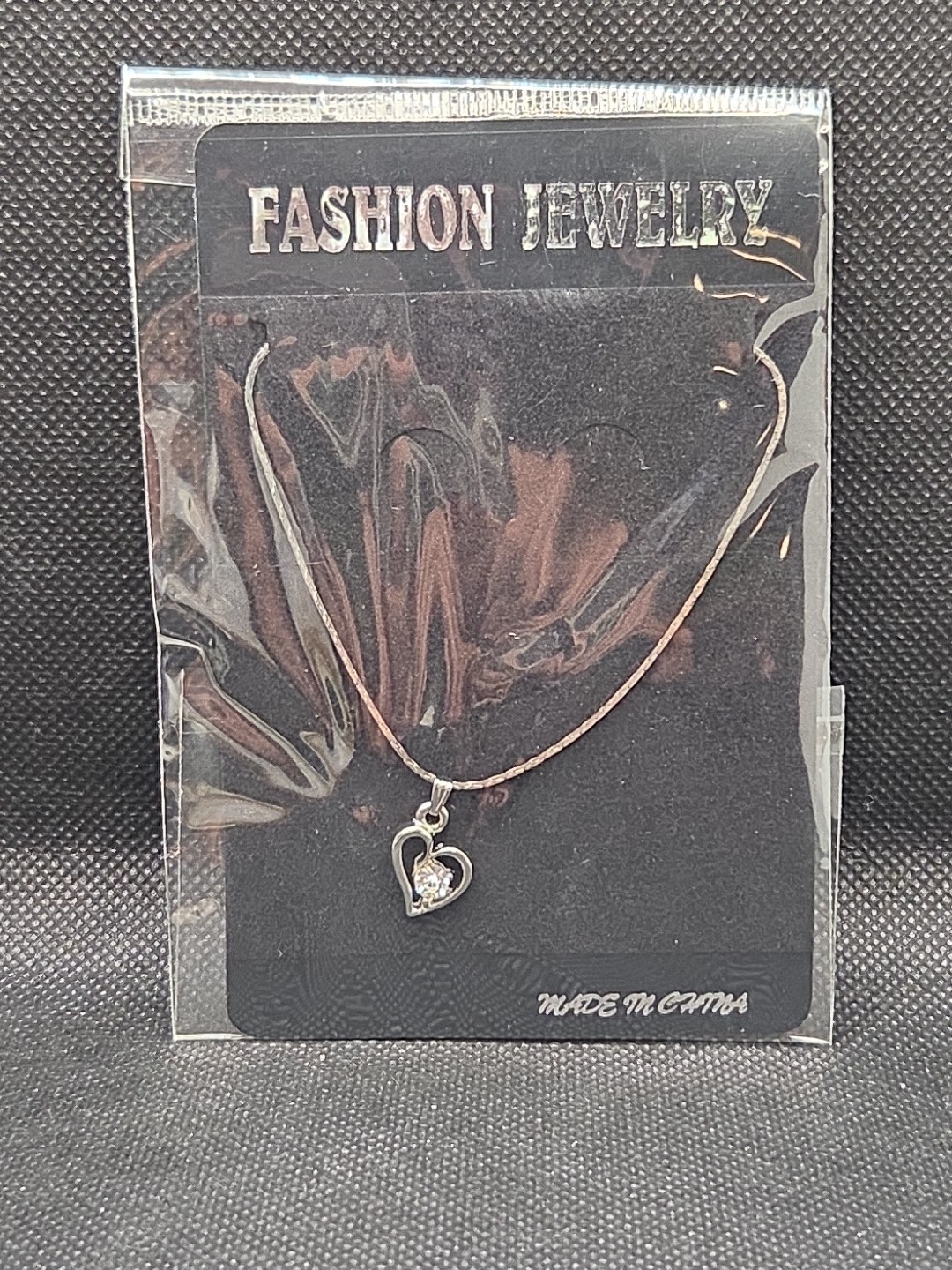Fashion Jewelry Necklace Heart Stone