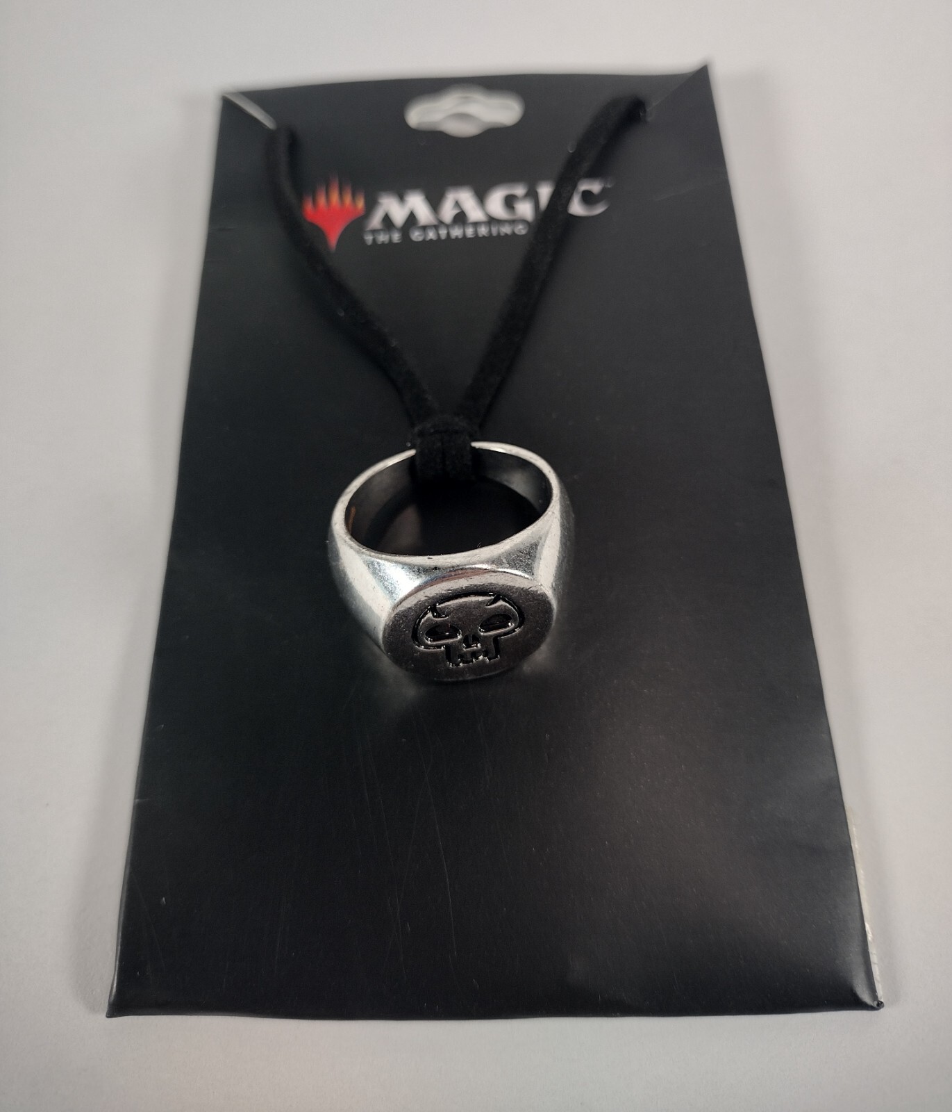 NEW – Magic The Gathering REAPER Symbol Ring Necklace Size 10