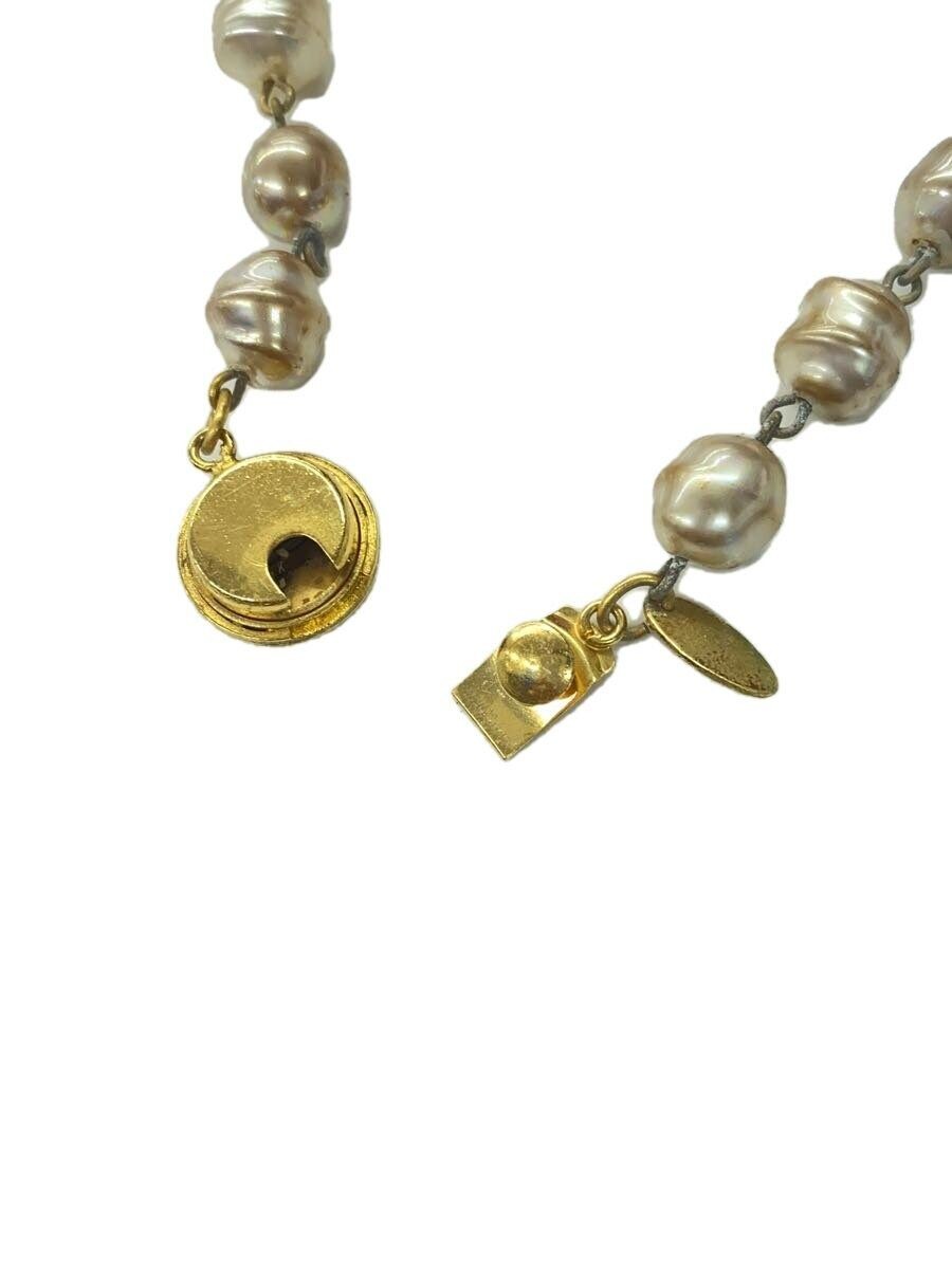 Necklace Vintage Coco Mark Pearl GLD No Top Women’s Used