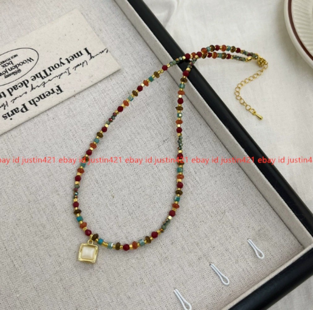 New Natural Crystal Cat Eye Stone Pendant Premium Exquisite Necklace 39+5cm