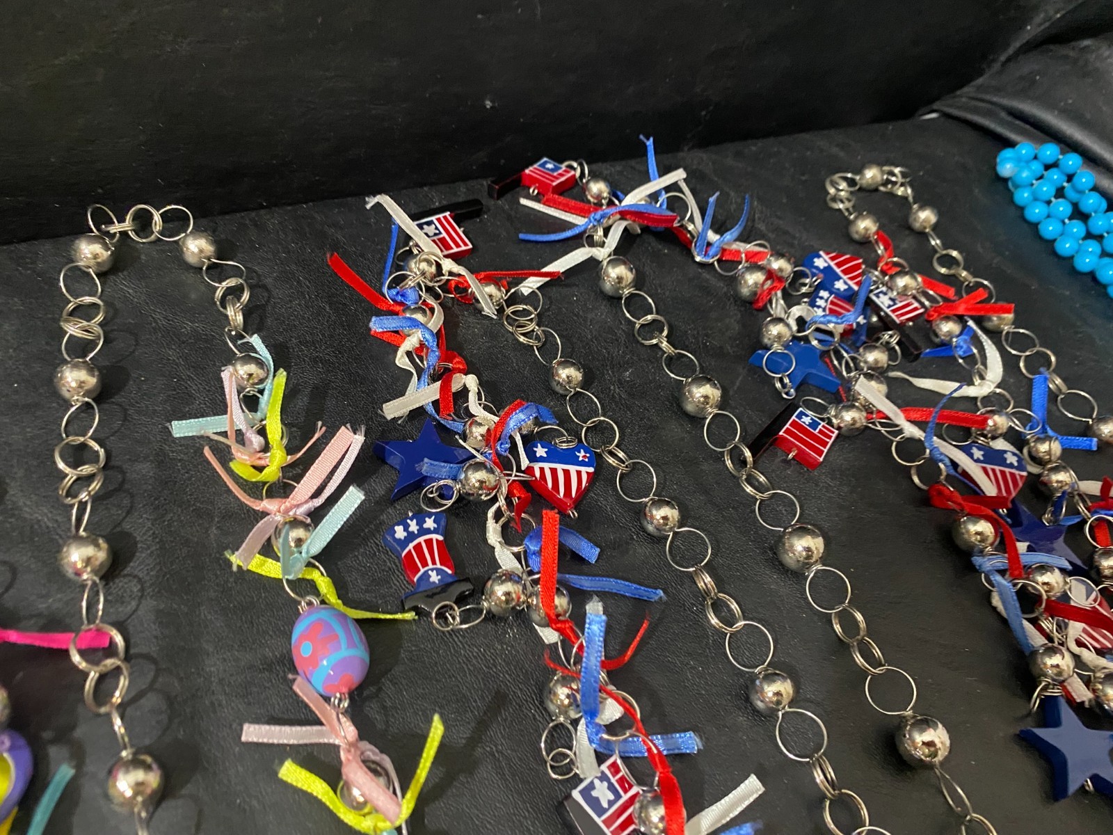 festive Necklace lot 30+ necklaces pendant chain charm many handmade holiday +