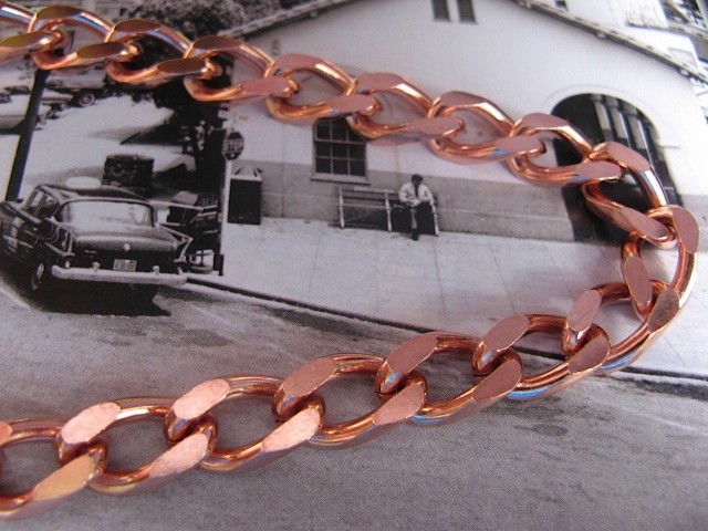 Solid Copper Chain CN711G – 5/16 of an inch wide. Available in 18 to 30 inches.