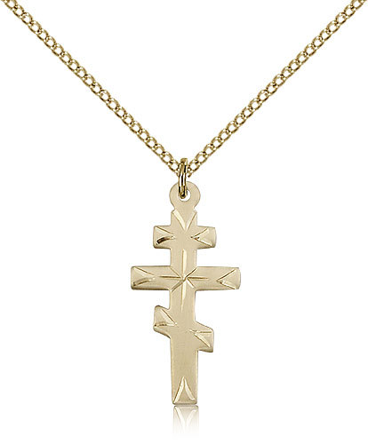 Gold Filled Cross Necklace For Women On 18 Chain – 30 Day Money Back Guarantee