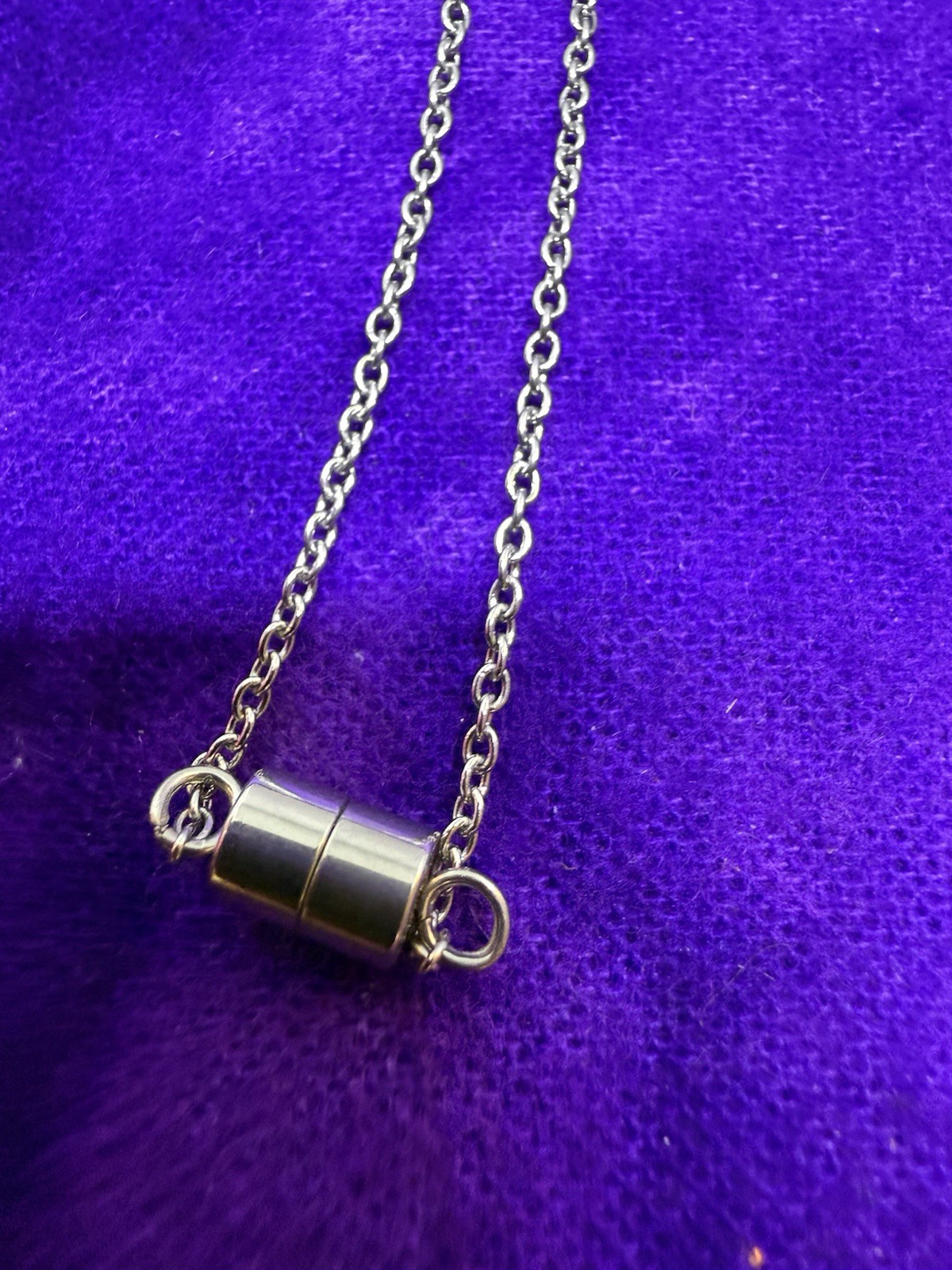 Middle EasterInspired Laboradite Pendant and 20 In. St. Steel Chn. Mag. Closure,