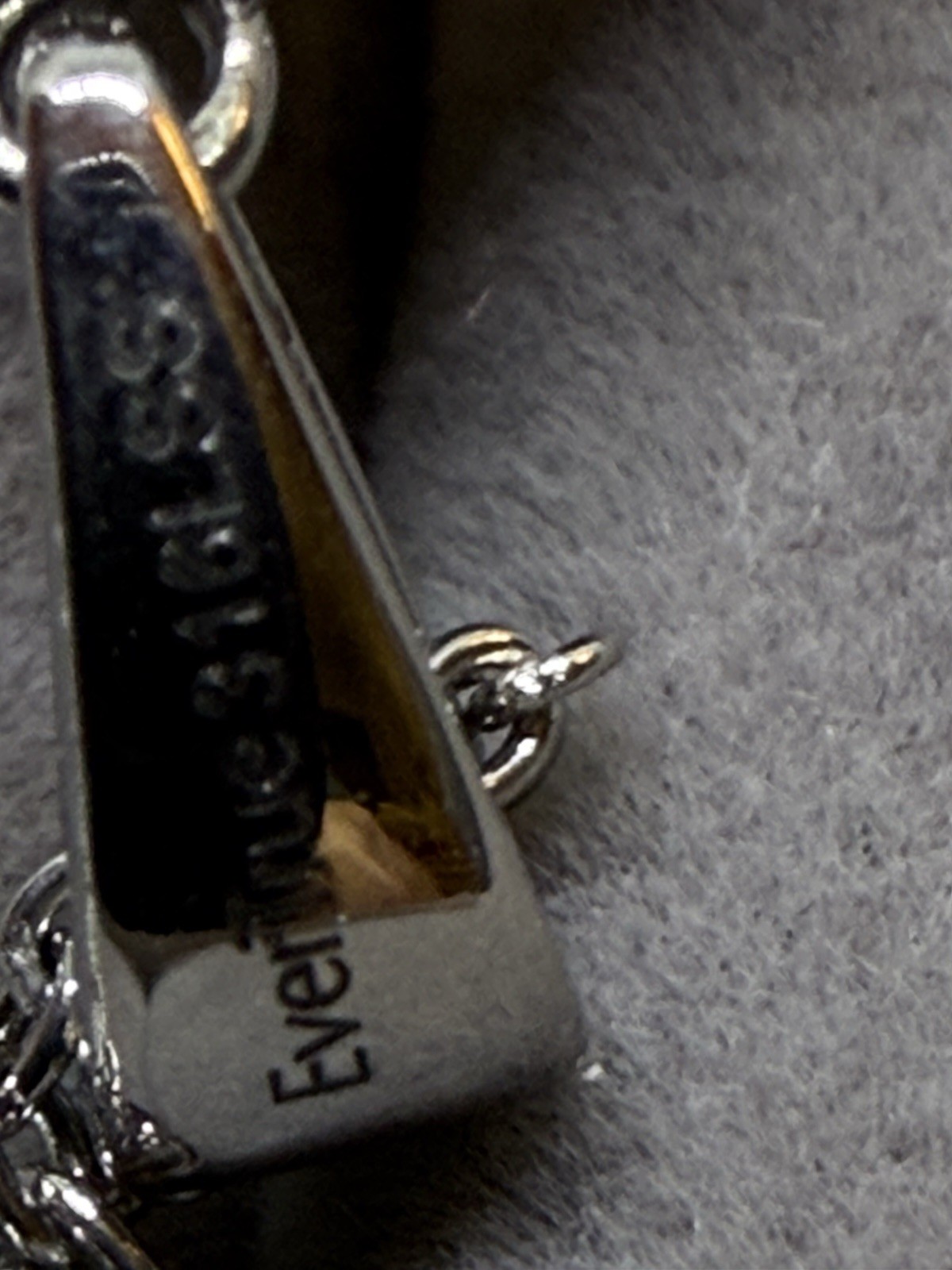 Middle EasterInspired Laboradite Pendant and 20 In. St. Steel Chn. Mag. Closure,