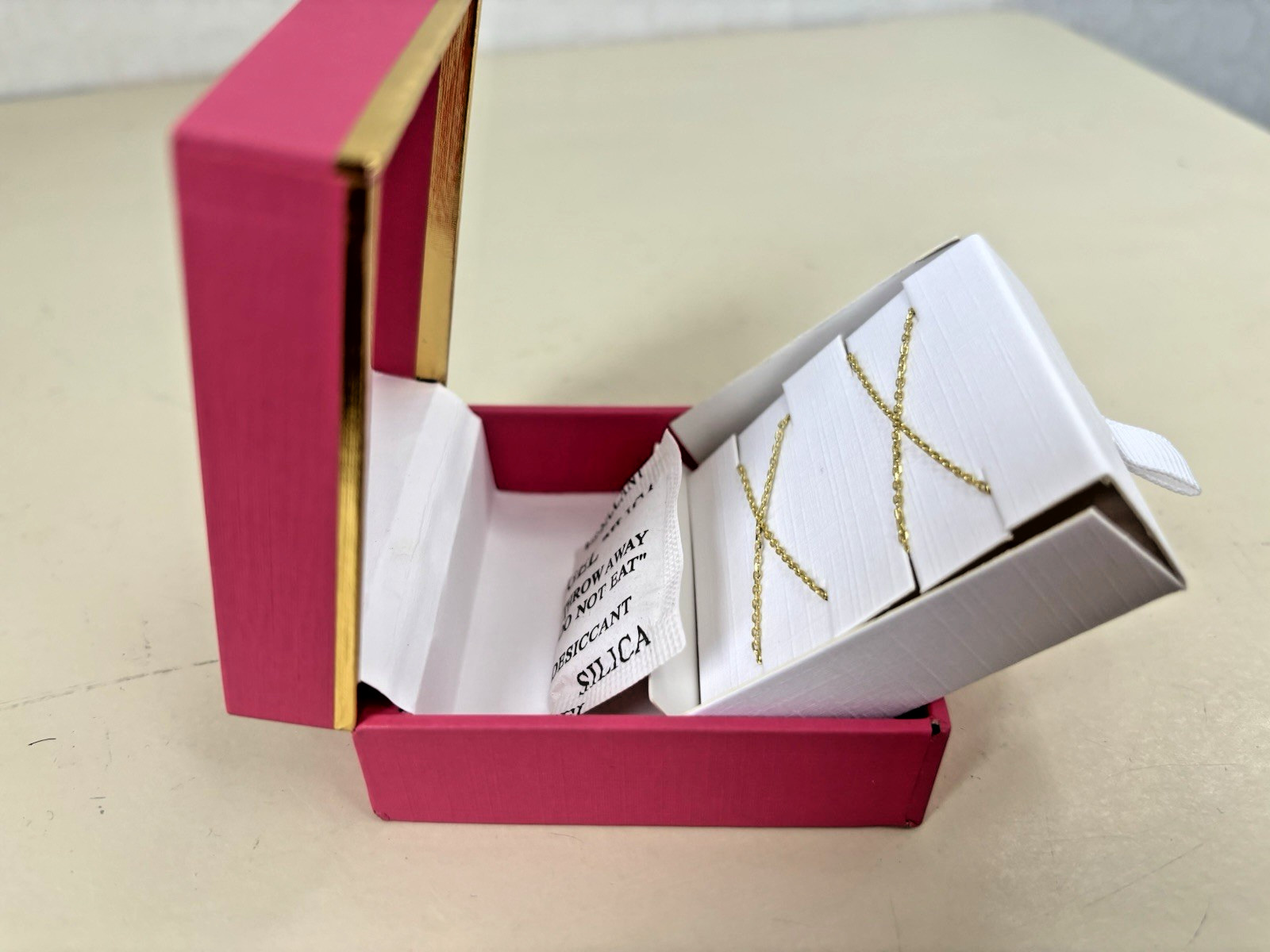 NIB Rachel Zoe 14K Gold Plated Sterling Silver 16 + 2″ Necklace Heart Pendant