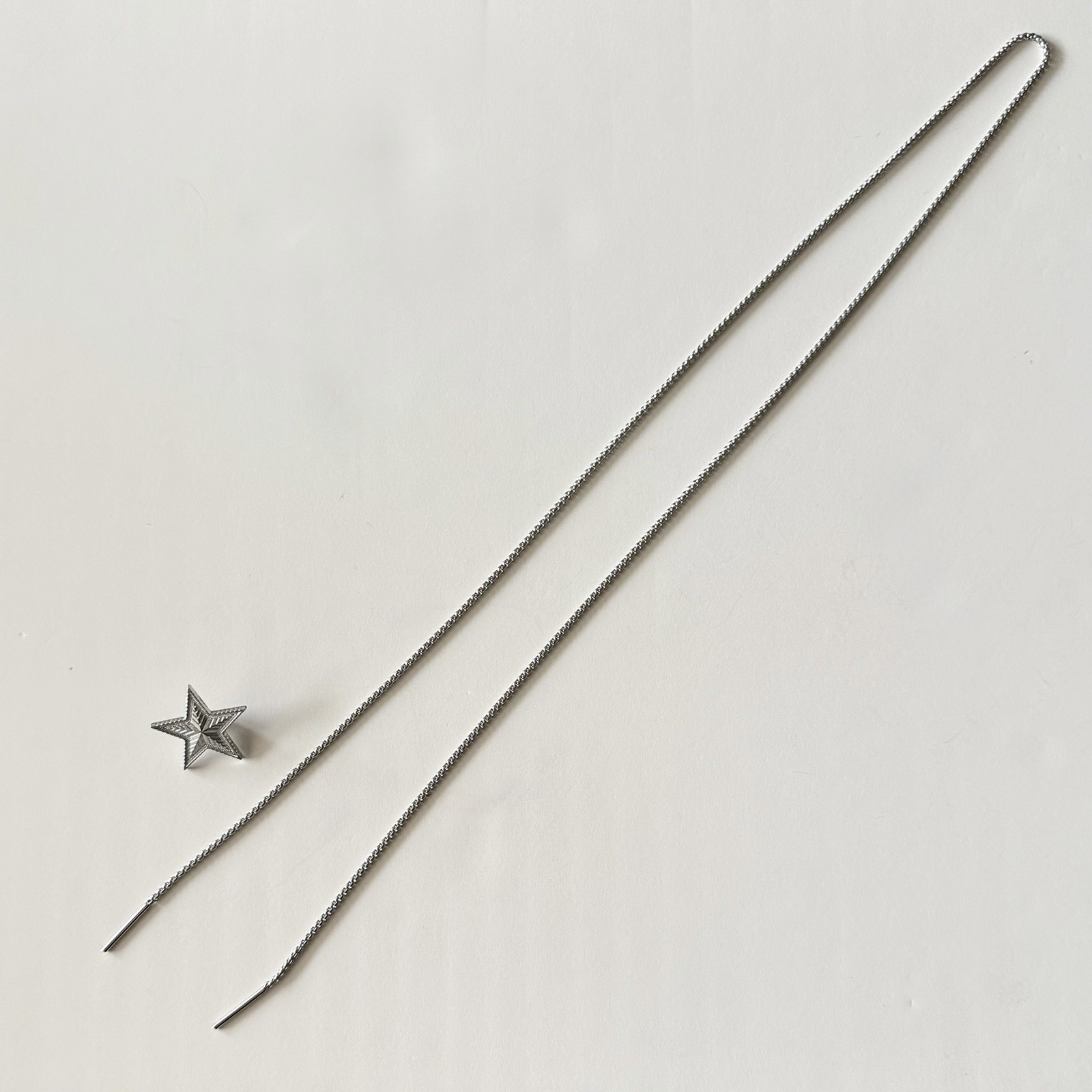 Silver Star Bolo Lariat Necklace multiple ways to wear ⭐️Choker, Bracelet, Belt