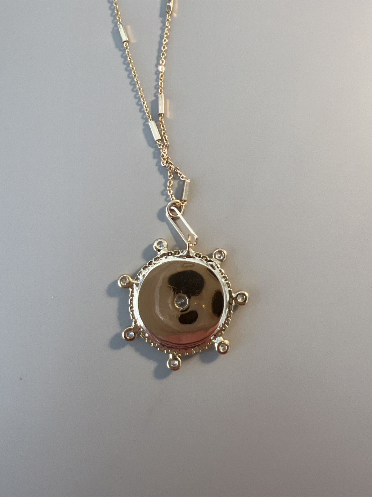 Anthropologie Scorpio Zodiac Necklace 14K Gold Plated