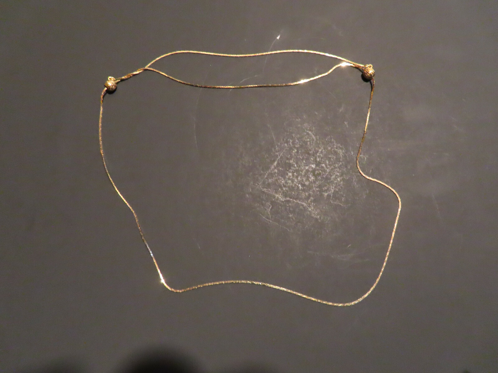 Gold Plated Adjustable Chain Necklace. Nice Gold. NEW & FREE SHIPPING IN USA.