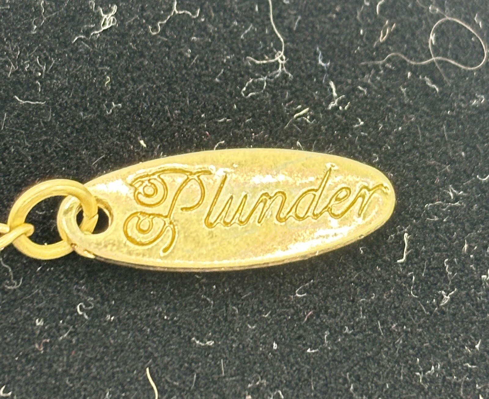 Plunder Multi Color Pendant Gold Tone Beaded Chain Necklace 17 Inches