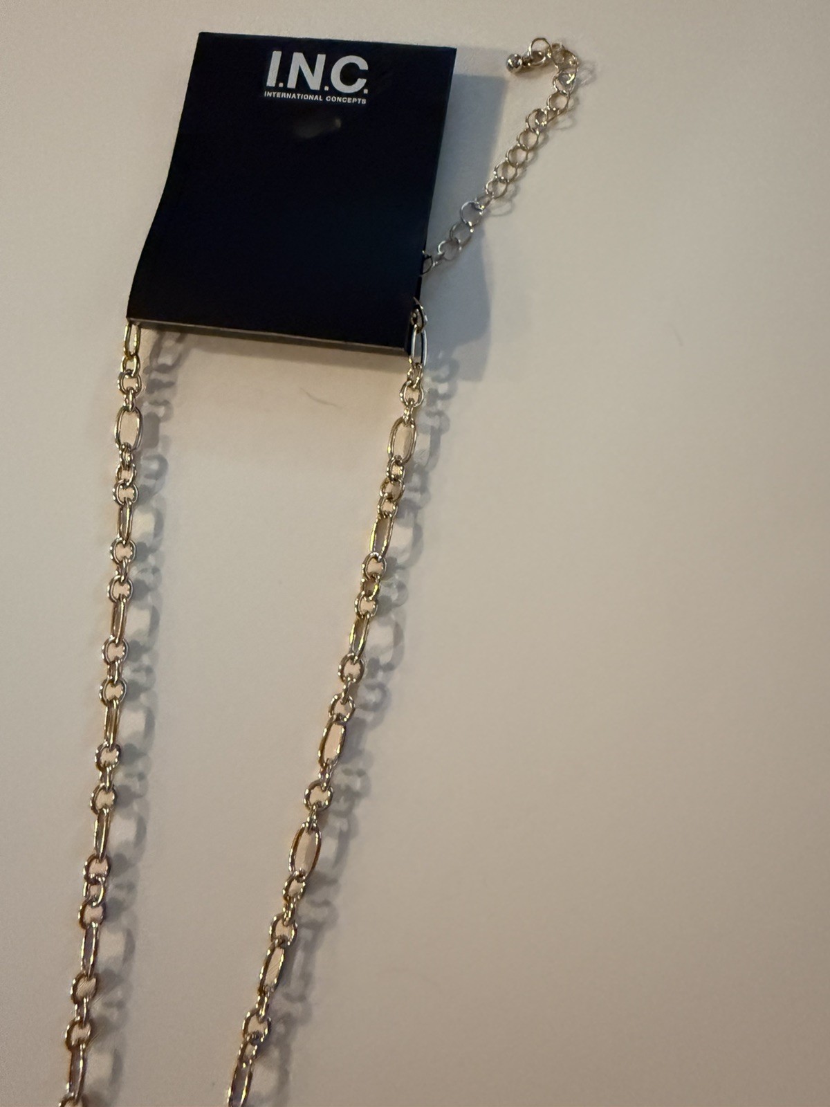 INC International Concepts Gold Tone Tassel Long Necklace 31 Inch Whimsigoth