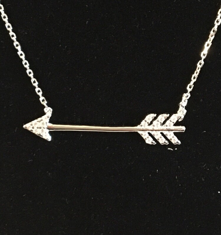 Jordan Sparks Signature Collection On Point Arrow Necklace Gold Plate Over 92.5