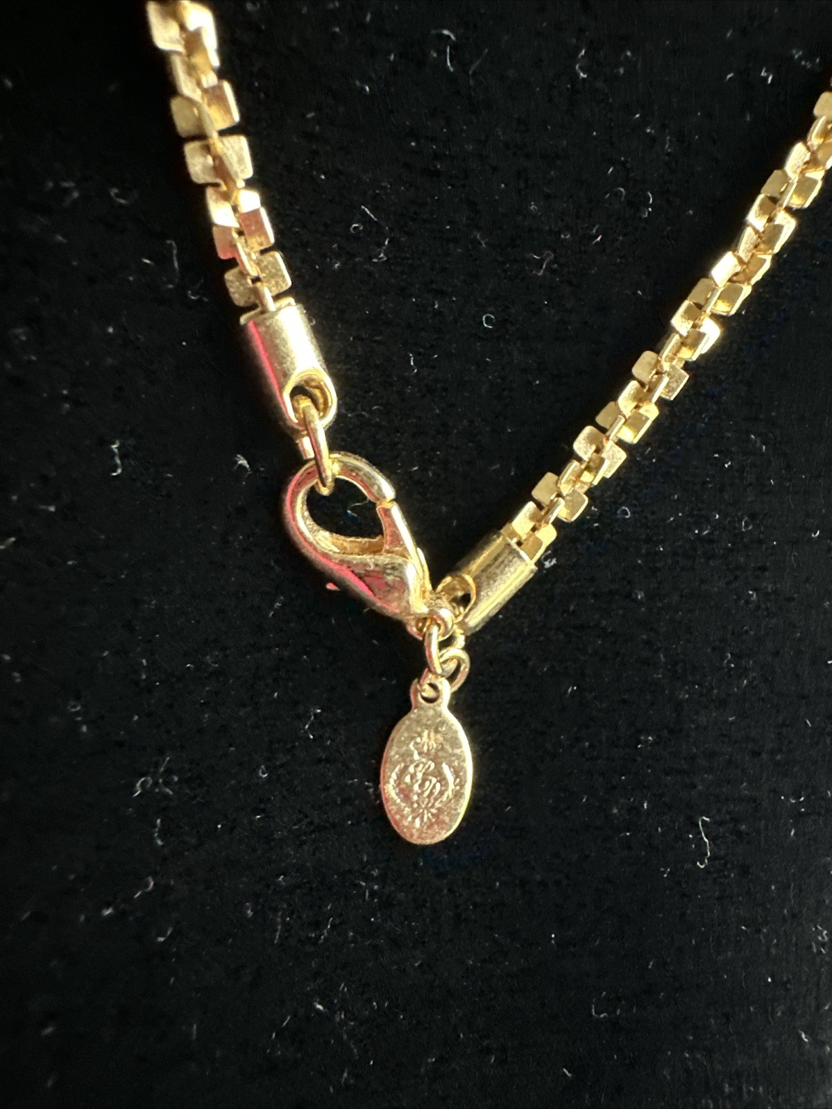 Crown PD Gold Plated Chain Necklace 30in 3.5mm