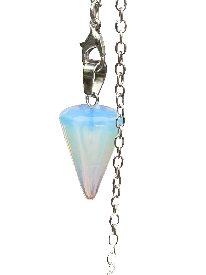 Beautiful Opalite Pendulum & 7″ Chain! FREE SHIPPING IN THE USA!