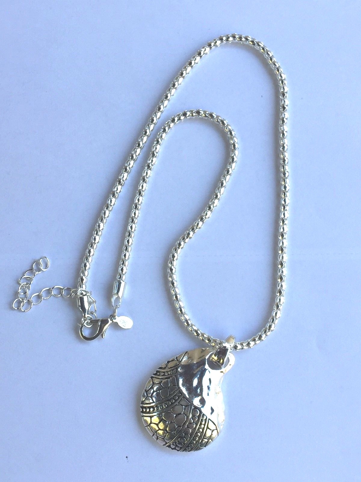 Premier Designs antiqued matte plated silver necklace. Length: 20”.008PN