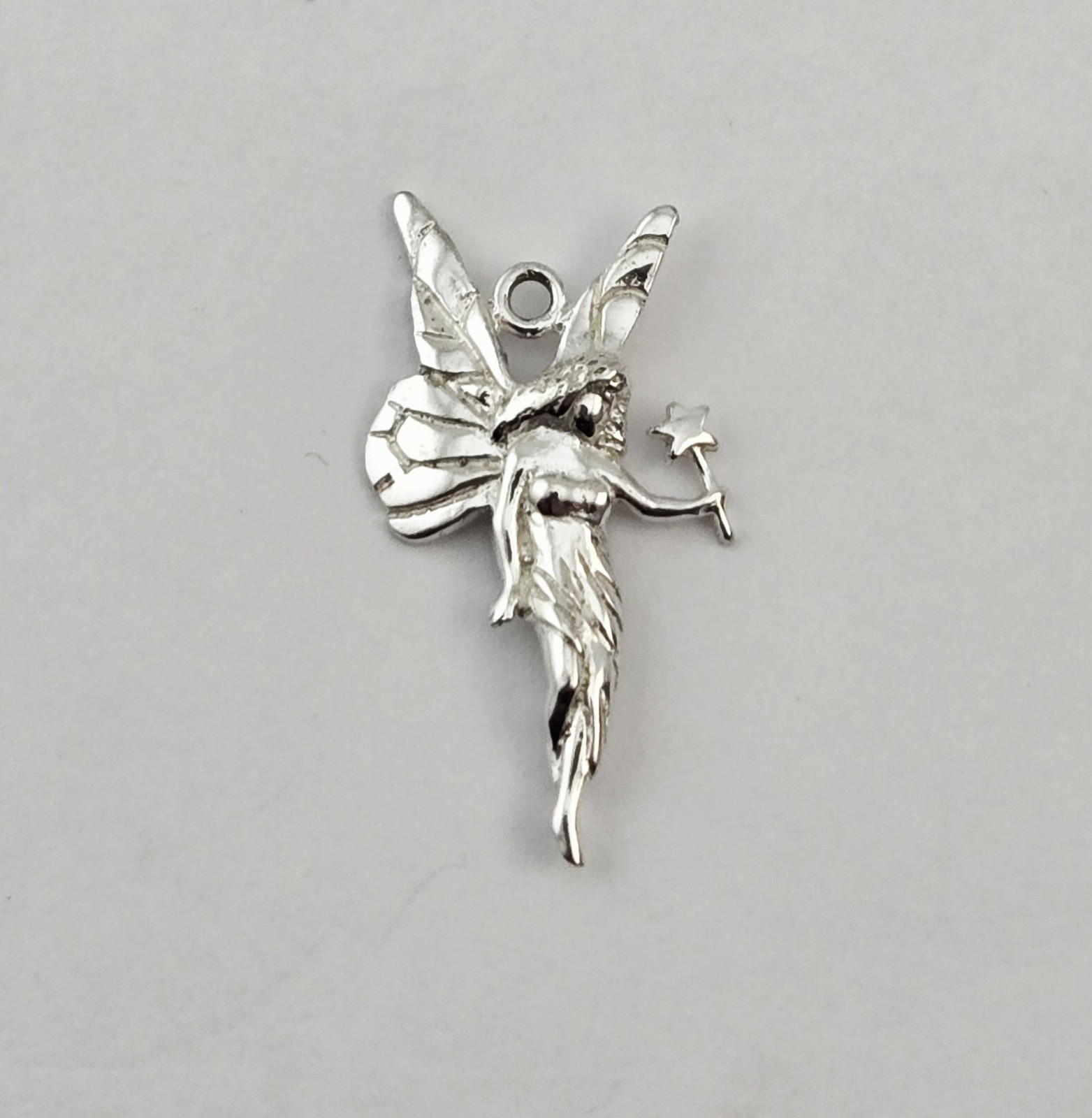 VTG Sterling Silver Fairy Nymph Charm Pendant 925 Thailand Fantasy Petite – 1.2g