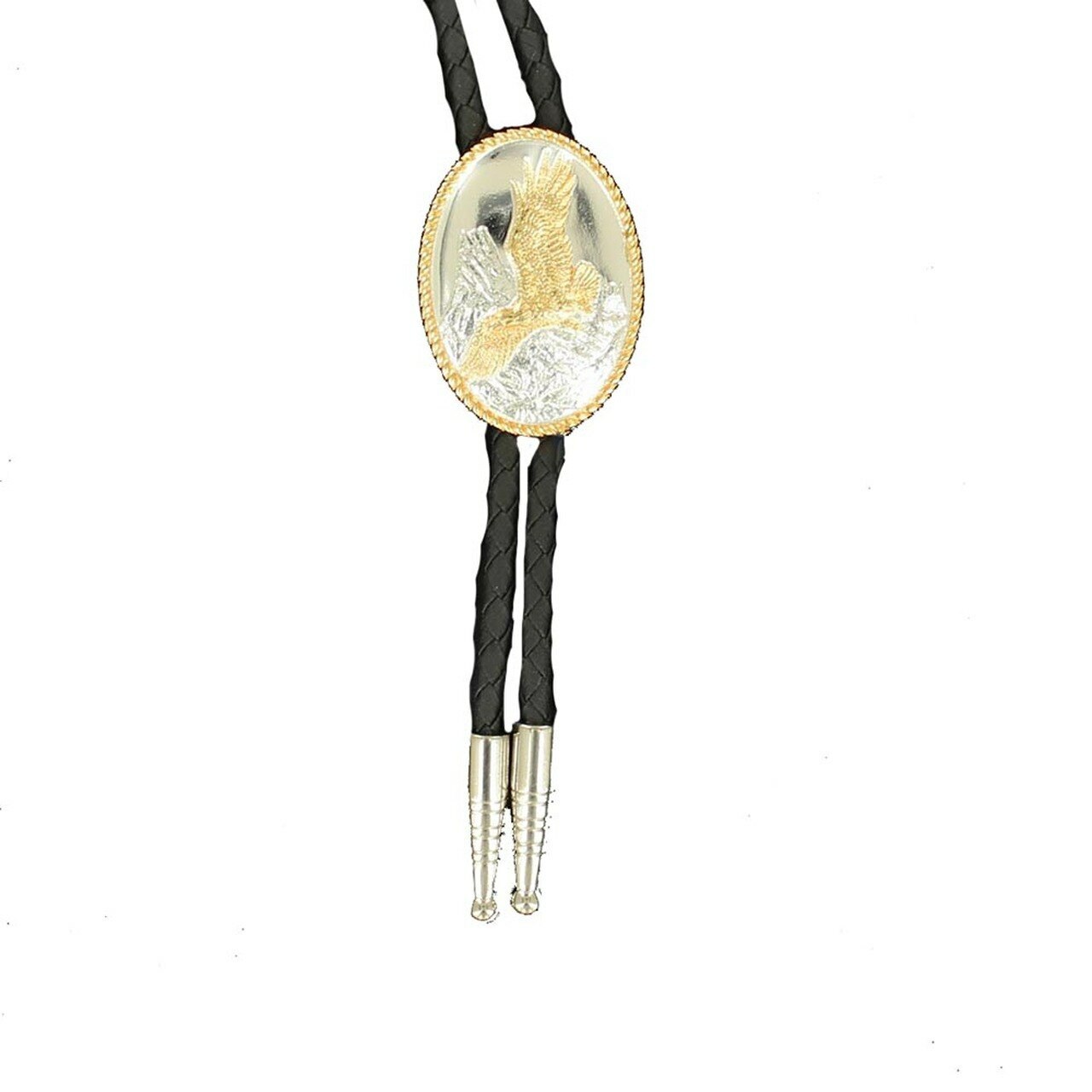 Double S Silver Soaring Eagle Bolo Tie 22253