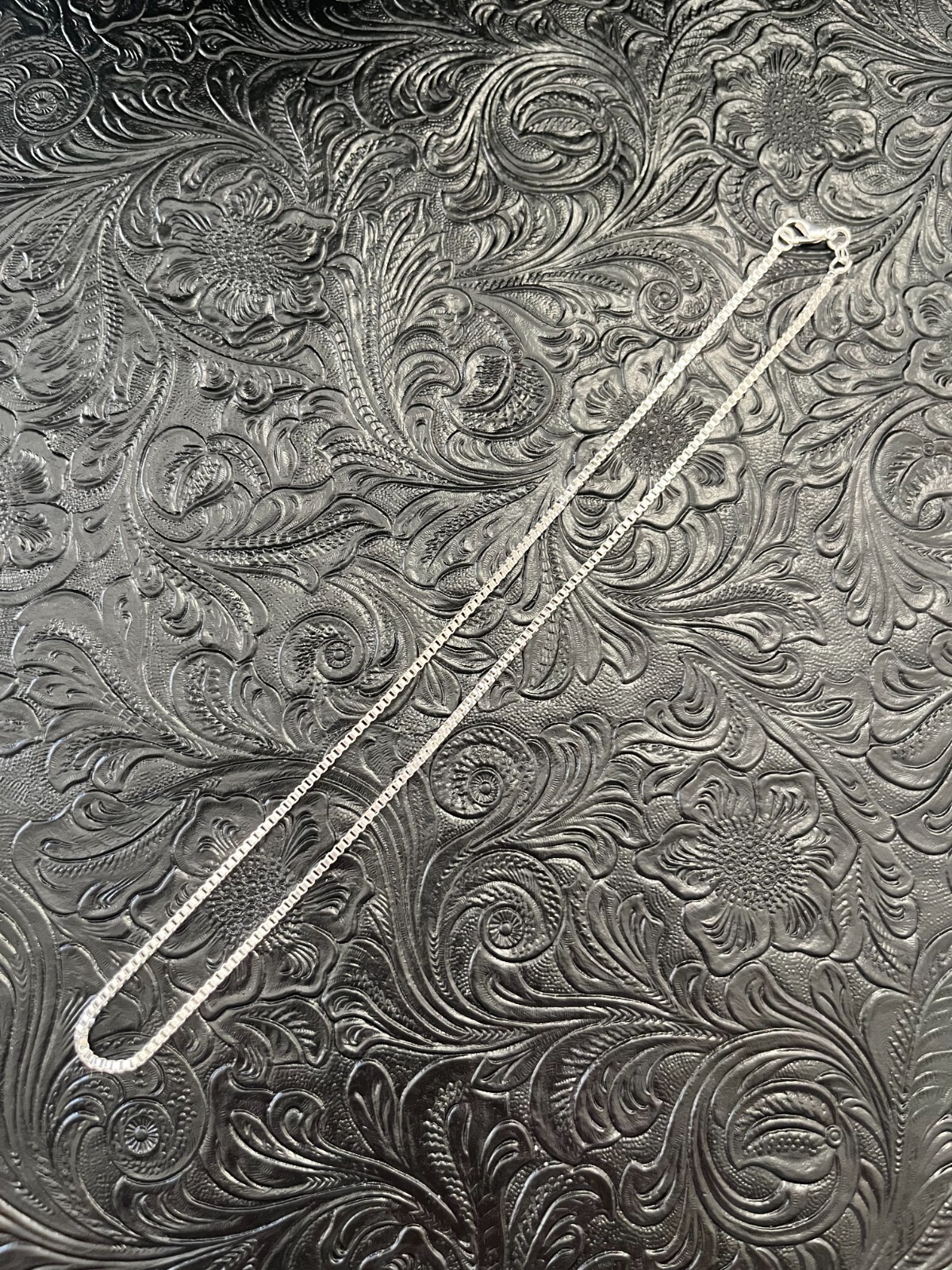 Very Nice 925 Silver Plated Box Chain 2mm Wide 20″ Long Fast Free Shipping