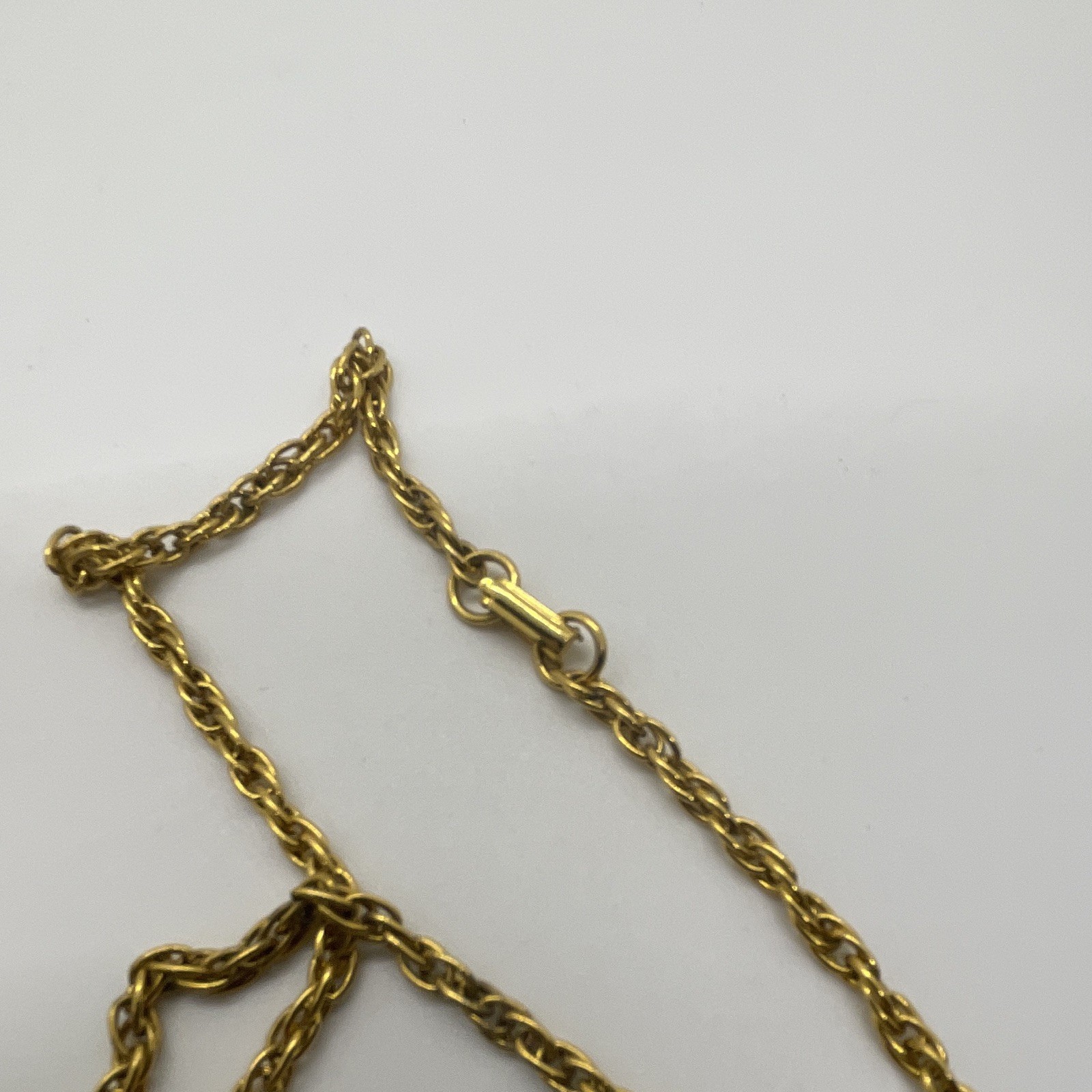 Vintage Arthur Pepper ART Floral Heart Rhinestone Necklace Signed Gold Tone