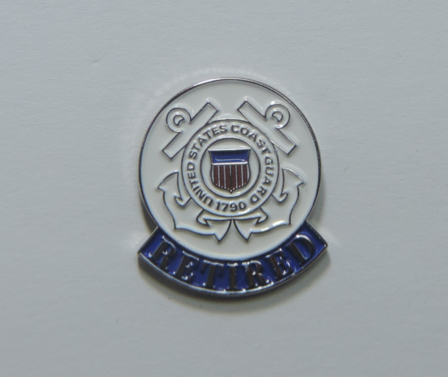 UNITED STATES Coast Guard Retired Lapel Pin