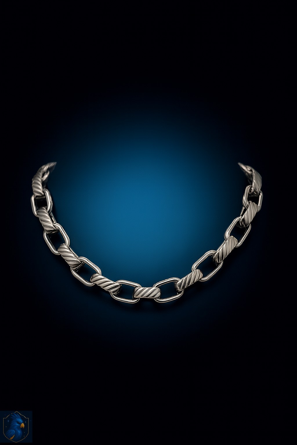 Bold 8mm Stainless Steel Cable Chain Necklace 20″ Goth Punk Biker Jewelry
