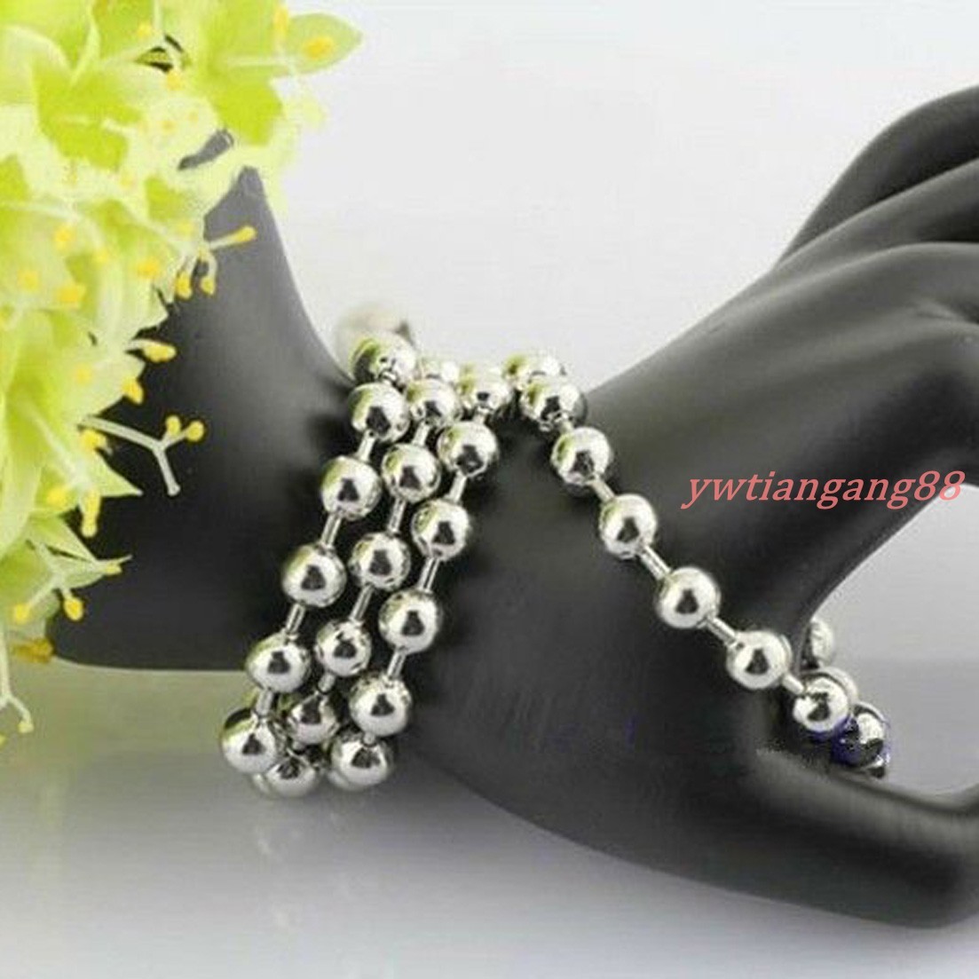 1.5mm-12mm 18-40″ Fashion Women Mens 316L Stainless Steel Ball Chain Necklace