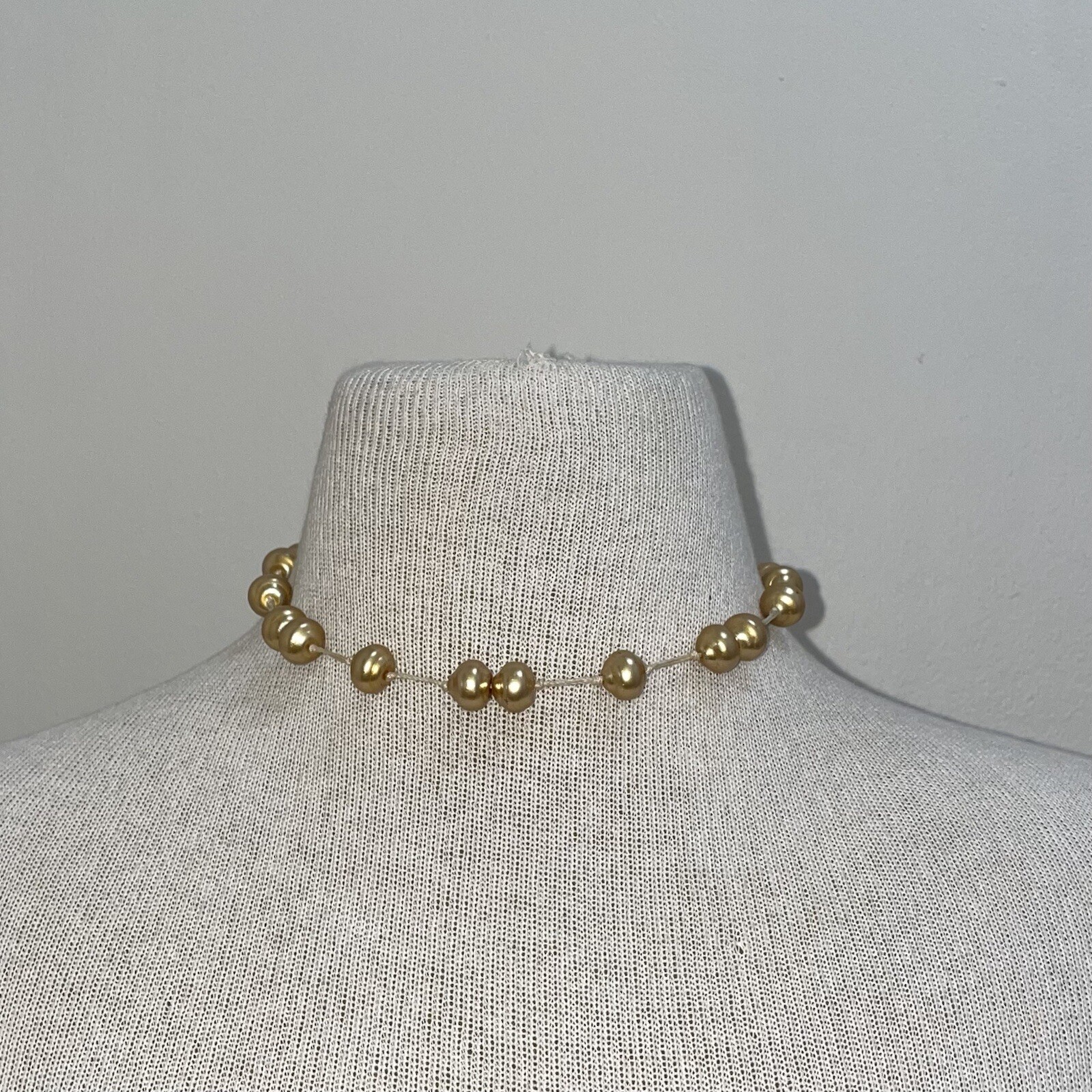 Set Of 3 Bohemian Western Gold/Brown Natural Stacked Necklaces