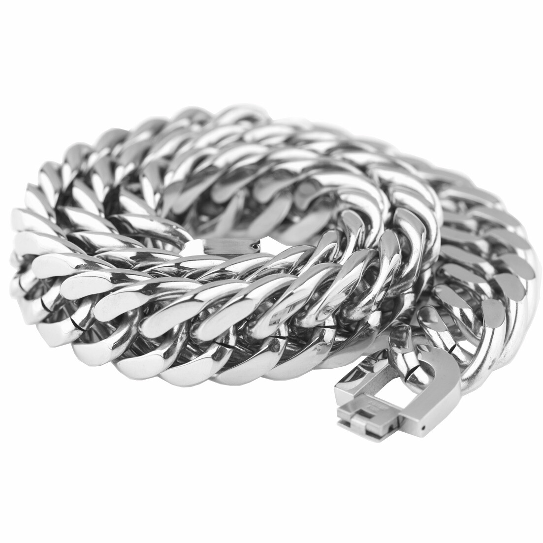22mm Huge Heavy Gift Stainless Steel Silver Curb Cuban Chain Mens Necklace 8-40″