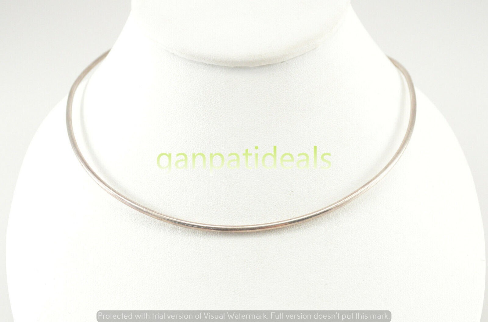 1pc Choker Collar Beautiful Flexible & Easy to Wear Necklace 925 Sterling Silver