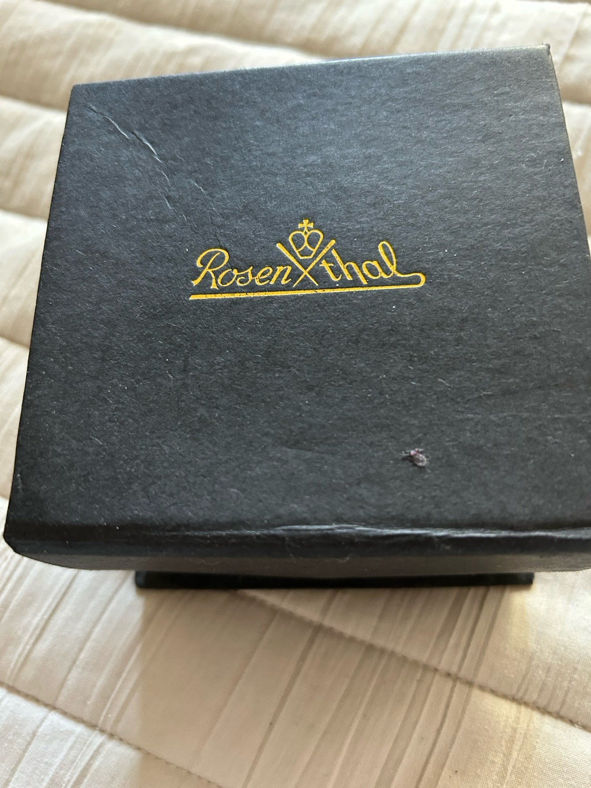Vintage Rosenthal 3.5 in. Beautiful Glass Diamond & Original Case – Paper Weight