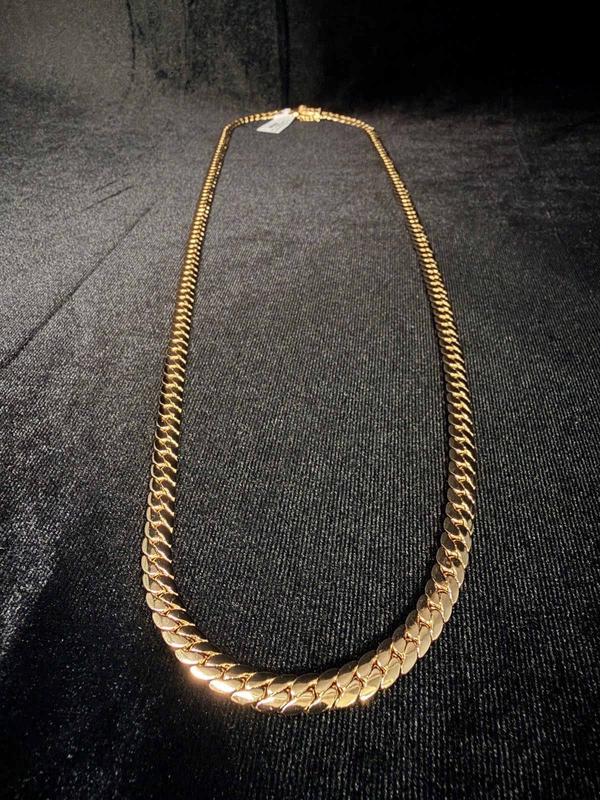 Miami Cuban 30in 6.5MM 14K Stamped Gold Filled necklace w/Box Lock. BRAND NEW