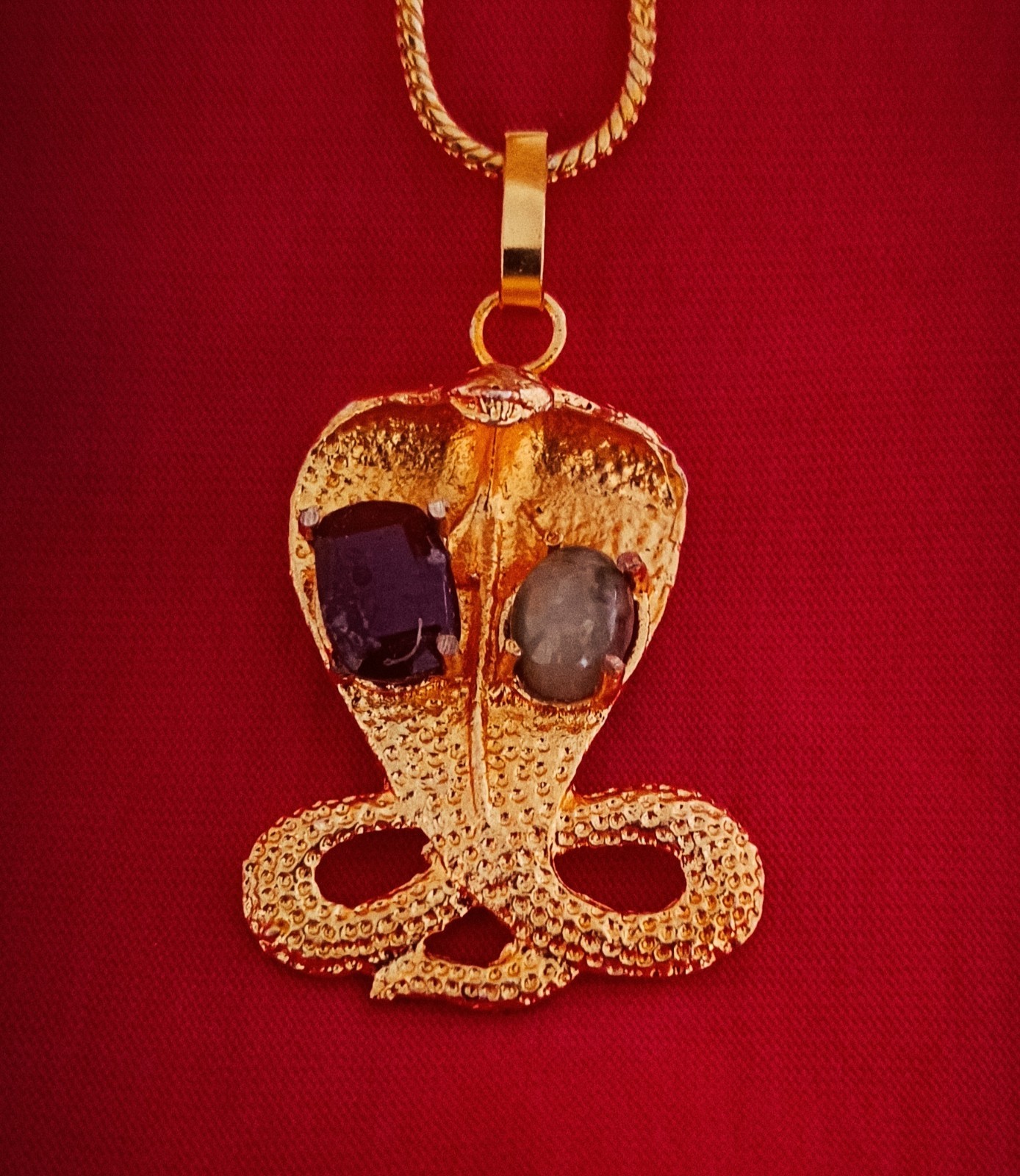 Women artificial jewellery women Gold Plated Cobra Snake Pendant