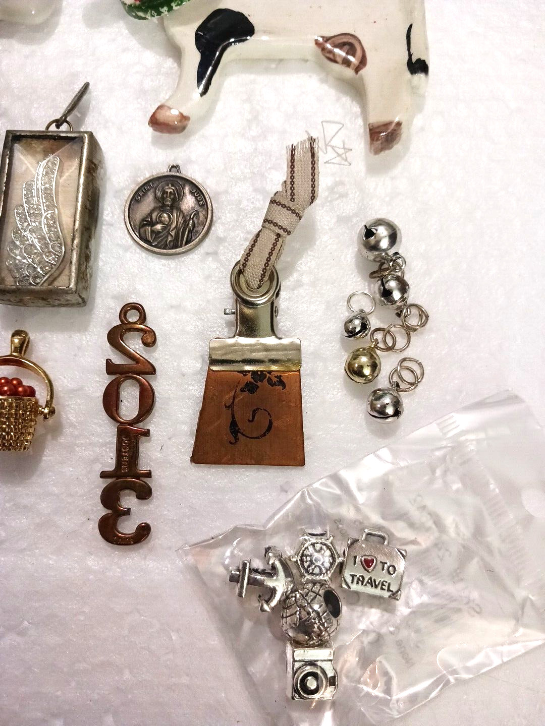 Pendants, charms, DIY jewelry necklace making pieces. You get everything