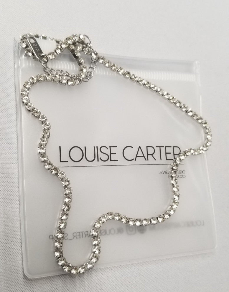 Louise Carter Monaco Tennis Necklace 16″+2″