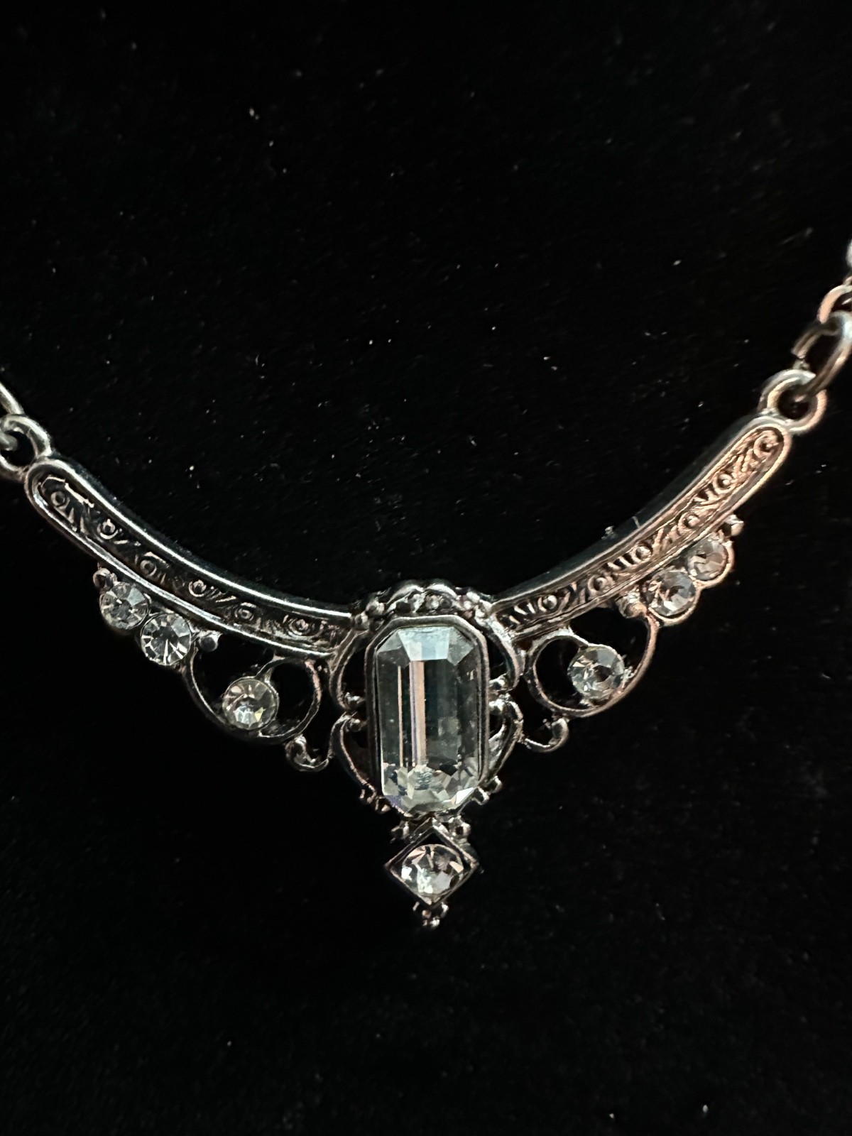 Downton Abbey Rhinestone Necklace Beautiful!