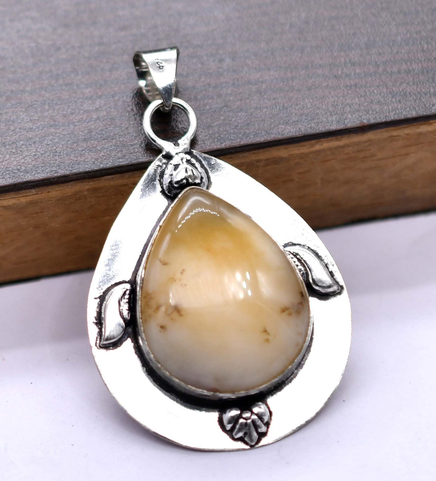 Pink Opal Gemstone Ethnic Handmade Pendant Jewelry 2.5″ P 5187