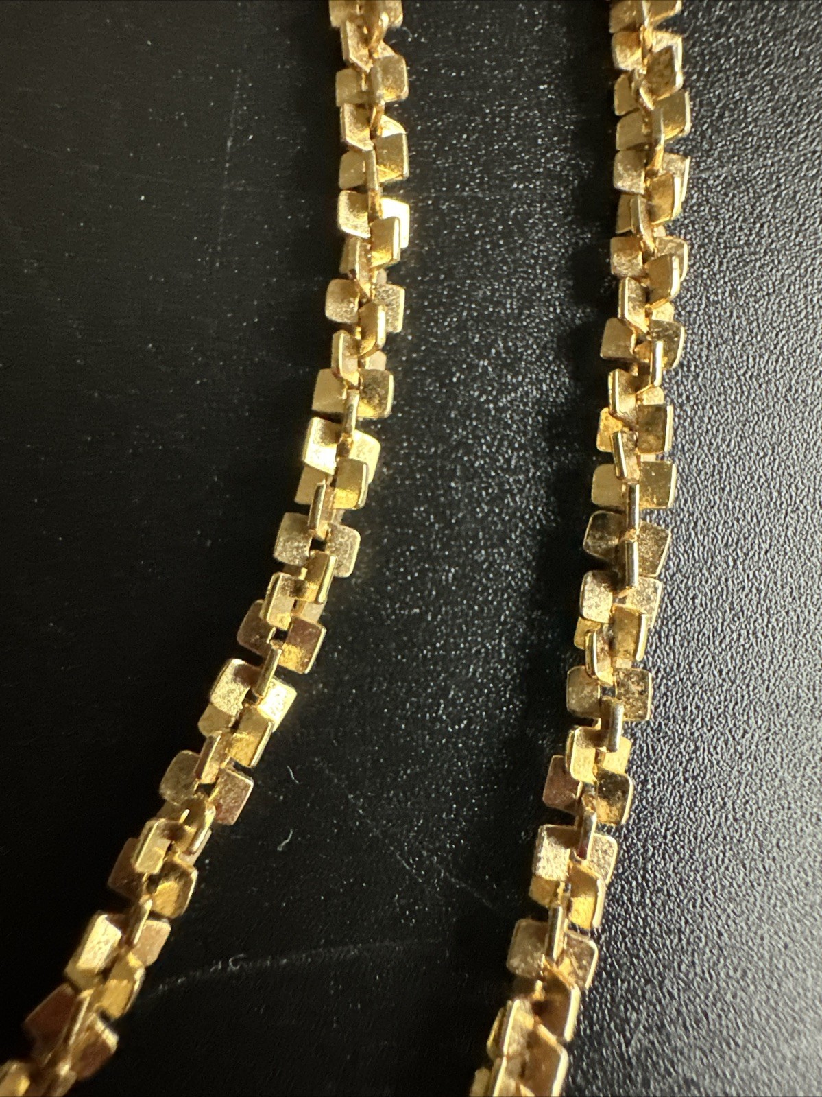 Crown PD Gold Plated Chain Necklace 30in 3.5mm