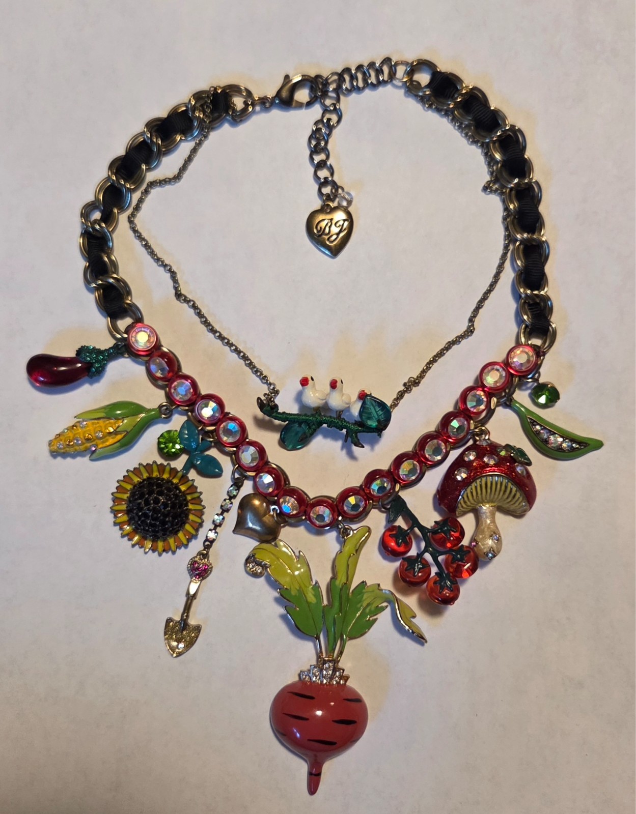 Betsey Johnson Farmhouse Beet Tomato Sunflower Corn